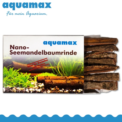 AquaMax Seemandelbaumrinde (8 Stück) – Natürliche Wasserpflege und Langzeit-Verstecke für Zwerggarnelen im Aquarium