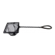 Aqua Nova N-03 Aquarienkescher mit 7,5 cm (3 Zoll) Netzbreite, schwarzem Netzgewebe und stabilem Griff aus dreifach geflochtenem Draht. Kompakter Kescher zum Einfangen und Umsetzen geeigneter Aquarienbewohner. Nicht für frisch geschlüpfte Garnelenlarven g